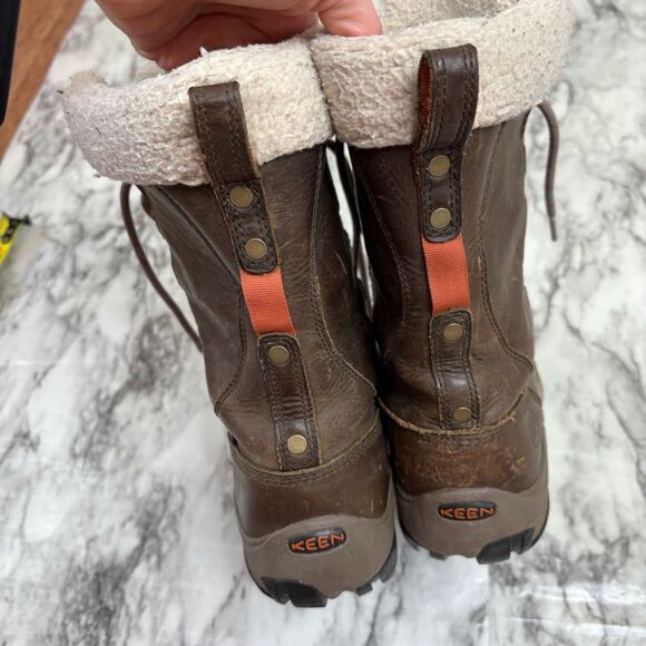 KEEN Womens 6.5 Hoodoo Waterproof Warm 200 Gram Insulated Snow Boots hiking tall - Picture 7 of 9